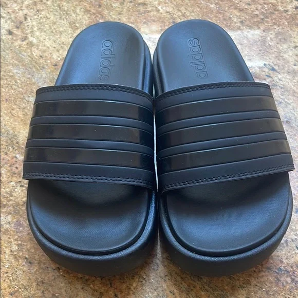 Adidas Women's Adilette Platform Slide Sandal - Picture 2 of 5